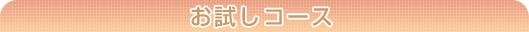お試しコース